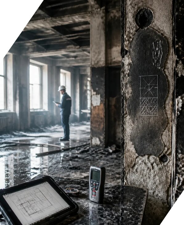 Обследование зданий после пожара в Щекине от 15438 р. | ЭкспертизаРоссия